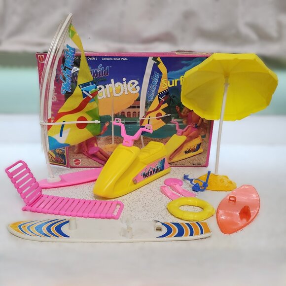 Wet N Wild Barbie Surf Set - Picture 1 of 5